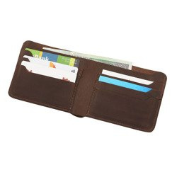 Skórzany Cienki Portfel Męski Slim Wallet Sempertus PM-13/CH