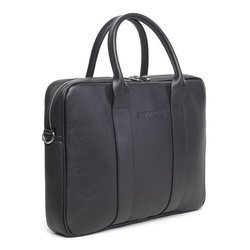 Skórzana Torba na Laptopa Czarna Sempertus Biz-02